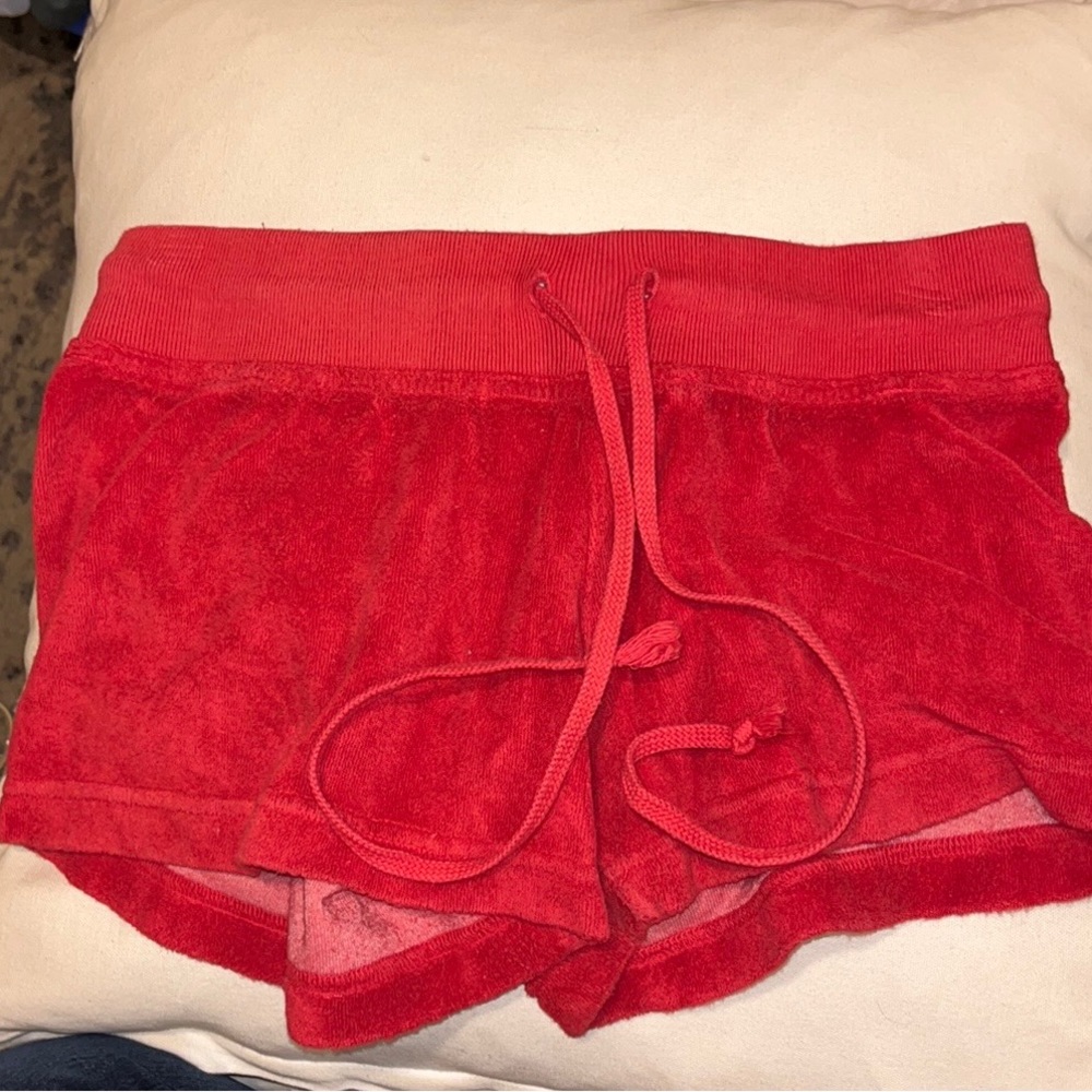 Red Hard Tail Shorts